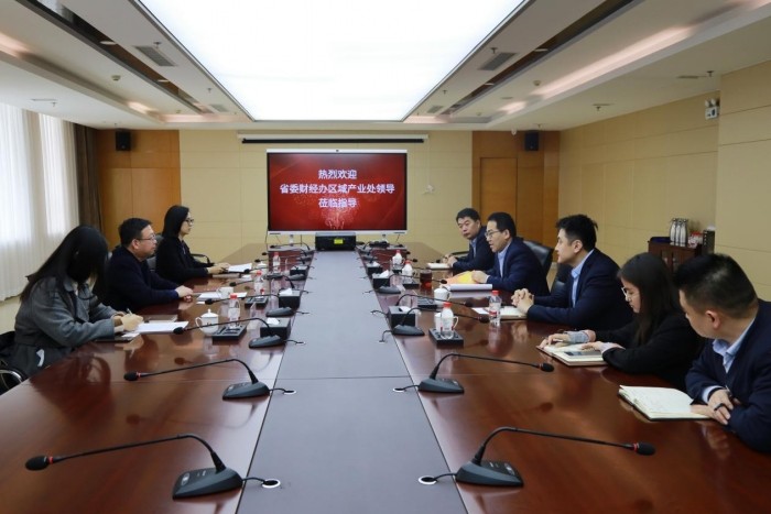 省委財經(jīng)辦人員來公司調(diào)研